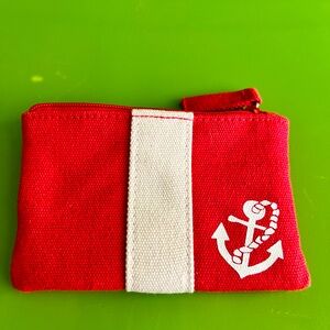 Canvas Nautical Coin Purse